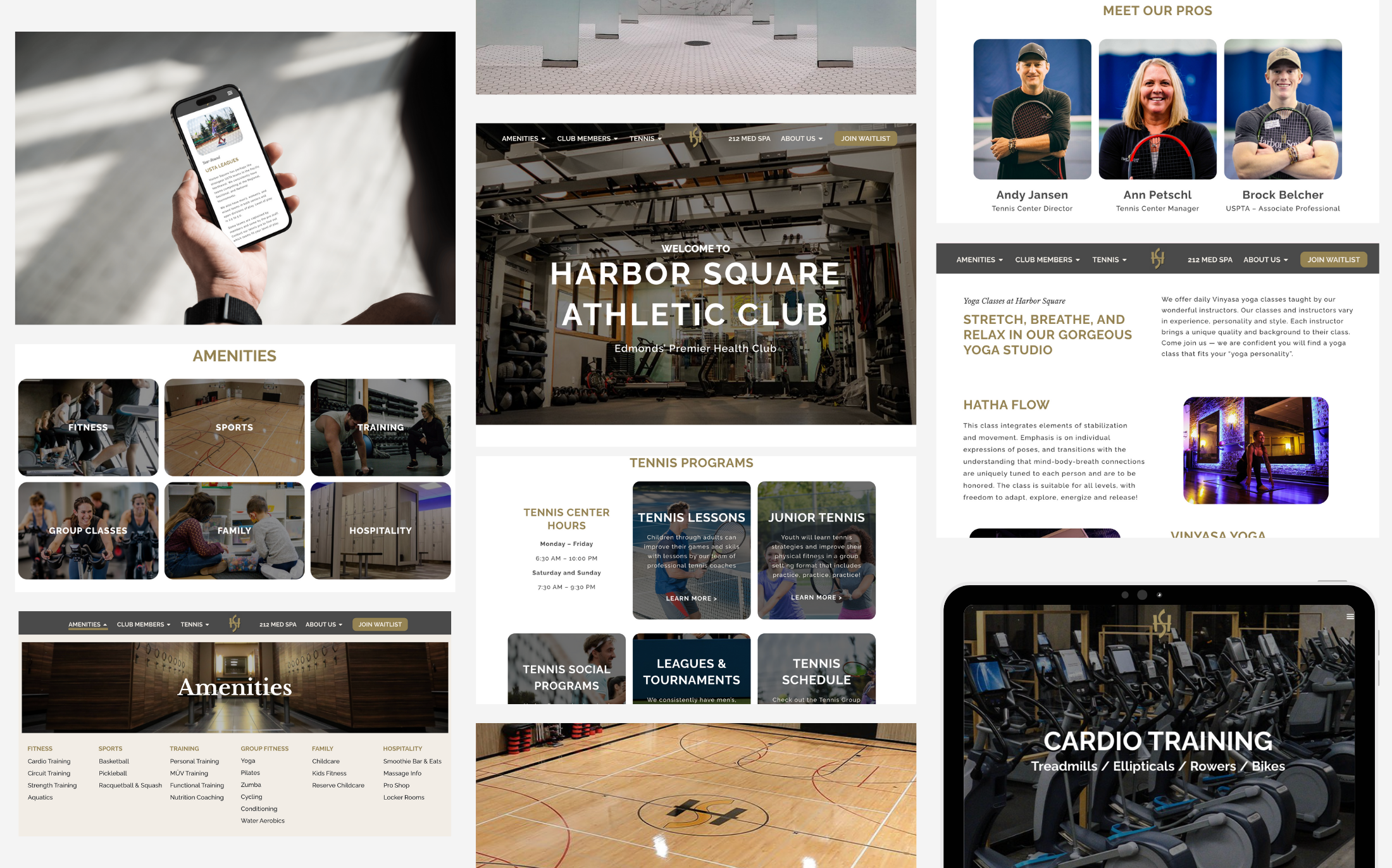 Harbor Square Redesign Collage